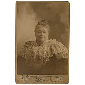 Amelia E. Barr [Cabinet Card Photograph]