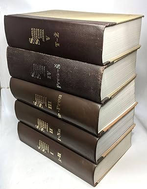 Slovar slovenskega knjiznega jezika --- 5 vols. --- I/ A-H + II/ I-Na + III/ Ne-Pren + IV/ Preo-s...