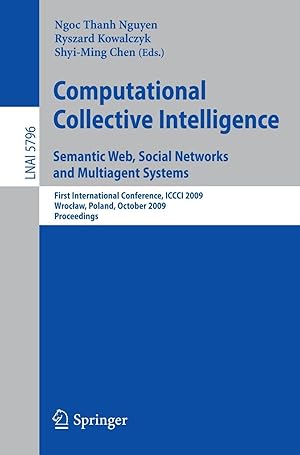 Immagine del venditore per Computational Collective Intelligence. Semantic Web, Social Networks and Multiagent Systems venduto da moluna