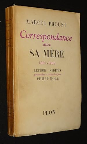 Seller image for Correspondance avec sa mre, 1887-1905 for sale by Abraxas-libris