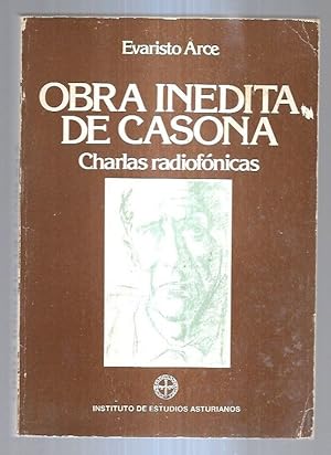 Imagen del vendedor de OBRA INEDITA DE CASONA. CHARLAS RADIOFONICAS a la venta por Desvn del Libro / Desvan del Libro, SL