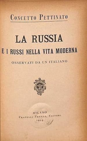 Seller image for La Russia e i Russi nella vita moderna. Osservati da un Italiano. for sale by WeBuyBooks