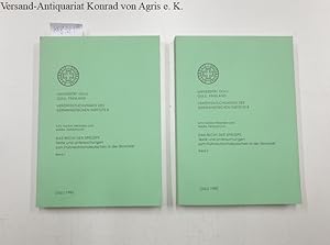 Das Recht der SPIS/ZIPS, Band 1 und 2 Veröffentlichungen des Germanistischen Instituts der Univer...
