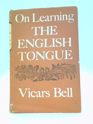 Imagen del vendedor de On Learning the English Tongue a la venta por World of Rare Books