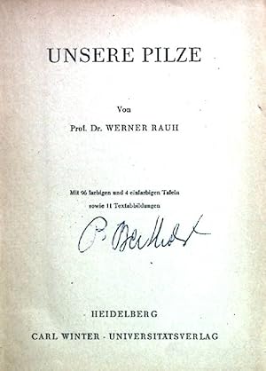 Bild des Verkufers fr Unsere Pilze. Sammlung naturwissenschaftlichen Taschenbcher ; 1 zum Verkauf von books4less (Versandantiquariat Petra Gros GmbH & Co. KG)