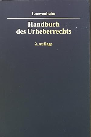 Bild des Verkufers fr Handbuch des Urheberrechts. zum Verkauf von books4less (Versandantiquariat Petra Gros GmbH & Co. KG)