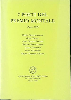 Bild des Verkufers fr Sette poeti del Premio Montale (Roma, 1995) zum Verkauf von Librodifaccia