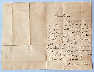 Roger, Gustave-Hippolyte - Autograph letter
