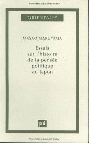 Bild des Verkufers fr Essai sur l'histoire de la pense politique au Japon zum Verkauf von JLG_livres anciens et modernes