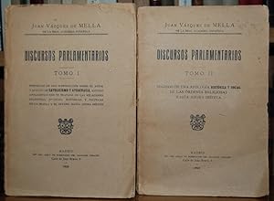 Bild des Verkufers fr DISCURSOS PARLAMENTARIOS. Precedido de una introduccin sobre el autor y seguido de CATOLICISMO Y ATEOCRACIA y de una apologa HISTORICA Y SOCIAL de las rdenes religiosas zum Verkauf von Fbula Libros (Librera Jimnez-Bravo)