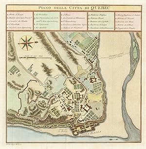 Immagine del venditore per Piano della Citta di Quebec. venduto da Altea Antique Maps