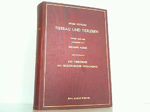 Imagen del vendedor de Tierbau und Tierleben in ihrem Zusammenhang betrachtet.Band I: Der Tierkrper als selbststndiger Organismus. a la venta por Antiquariat Ehbrecht - Preis inkl. MwSt.