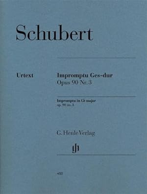 Bild des Verkufers fr Schubert, Franz - Impromptu Ges-dur op. 90 Nr. 3 D 899 zum Verkauf von Wegmann1855