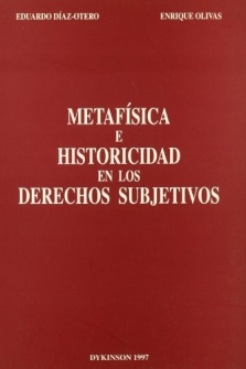 Seller image for Metafsica e historicidad en los derechos subjetivos for sale by Siete Ciudades