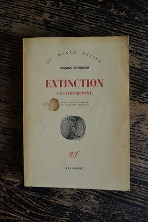 Image du vendeur pour Extinction - Un effondrement mis en vente par Un livre en poche