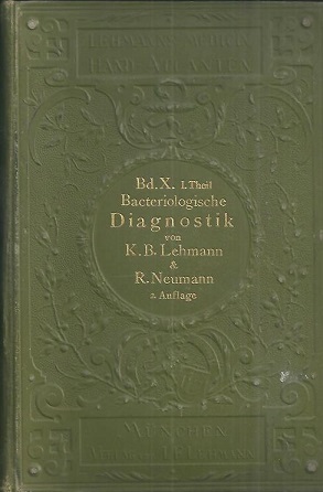 Imagen del vendedor de Atlas und Grundriss der Bakteriologie und Lehrbuch der speziellen bakteriologischen Diagnostik. Teil 1: Atlas. a la venta por Antiquariat Axel Kurta