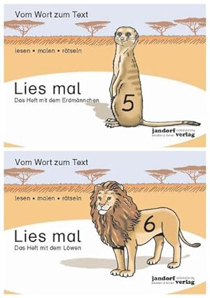 Seller image for Lies mal - Hefte 5 und 6: Vom Wort zum Text - Anfangslesen : Lwe u. Erdmnnchen for sale by Smartbuy