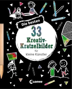 Seller image for Die besten 33 Kreativ-Kratzelbilder fr kleine Knstler for sale by Wegmann1855