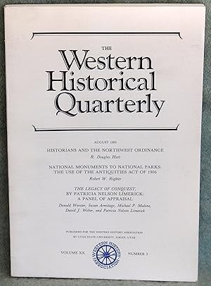 Seller image for The Western Historical Quarterly Vol. XX No. 3 August 1989 for sale by Argyl Houser, Bookseller