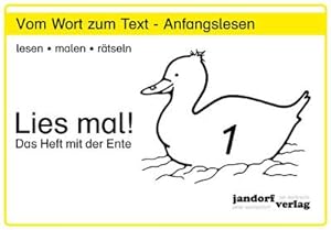 Seller image for LIES MAL!, VOM WORT ZUM TEXT - ANFANGSLESEN : Vom Wort zum Text - Anfangslesen for sale by Smartbuy