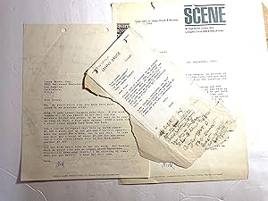 Holographic and typed, signed correspondence between Lenny Bruce and London theatrical agent Nick...