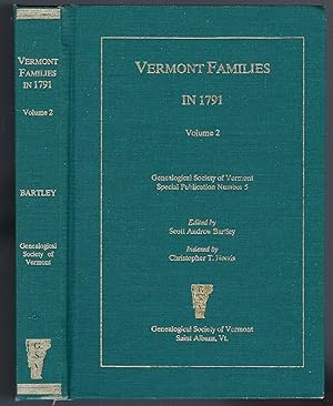 Image du vendeur pour Vermont Families in 1791 - Volume 2 mis en vente par Turn-The-Page Books