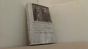 Imagen del vendedor de Aus Weimars klassischer und nachklassischer Zeit. Erinnerungen eines alten Schauspielers. Neu Erinnerung an ein Jahrhundert. Gesprche mit Georges Leroux. a la venta por Antiquariat Uwe Berg