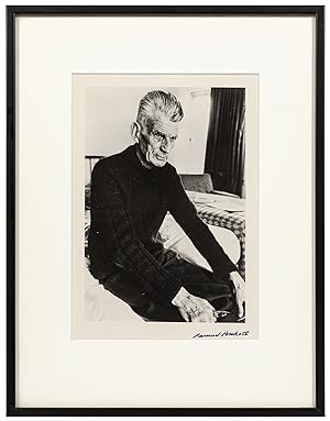 Signed Photograph of Samuel Beckett