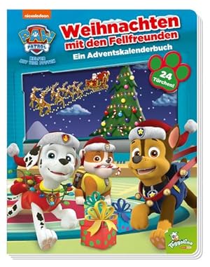 Seller image for PAW Patrol: Weihnachten mit den Fellfreunden - Ein Adventskalenderbuch : Pappbilderbuch mit 24 Trchen for sale by Smartbuy