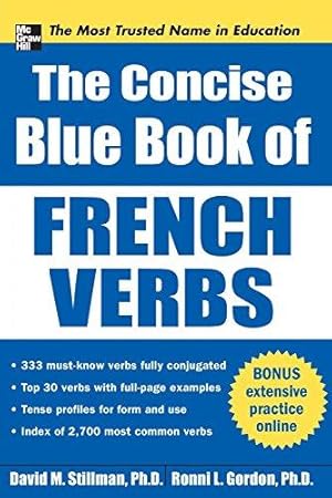 Seller image for The Concise Blue Book of French Verbs (Big Book Series) for sale by WeBuyBooks