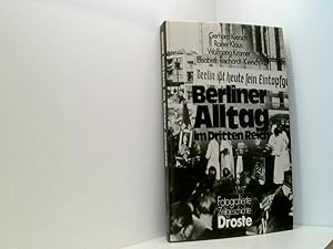 Bild des Verkufers fr Berliner Alltag im Dritten Reich zum Verkauf von Book Broker