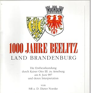 Bild des Verkufers fr 1000 Jahre Beelitz Land Brandenburg zum Verkauf von Antiquariat Jterbook, Inh. H. Schulze