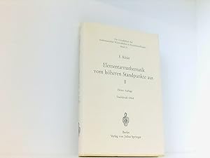 Elementarmathematik vom Höheren Standpunkte Aus, II: Geometrie (Die Grundlehren der mathematische...