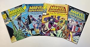 Seller image for Marvel Super Heroes: Nightmares of Futures Past; The X-Potential; Reap the Whirlwind; Flames of Doom (Official Advanced Game Accessory Four Volume Set) MX1/ MX2/ MX3/ MX4 for sale by Henry Pordes Books Ltd