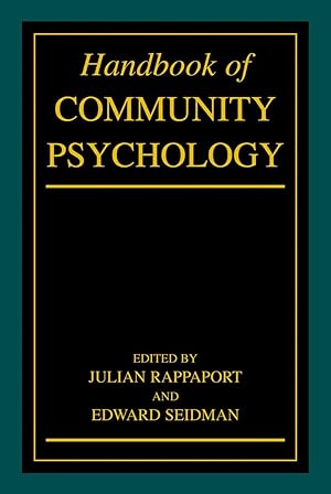 Bild des Verk�ufers f�r Handbook of Community Psychology zum Verkauf von moluna