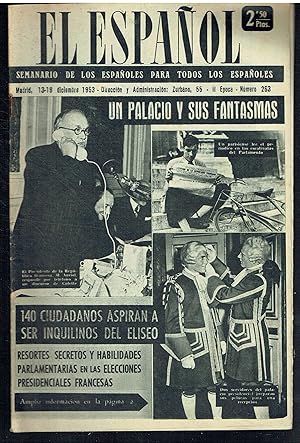 El Español, nº 263. 13-19 diciembre. Semanario de los españoles para todos los españoles.