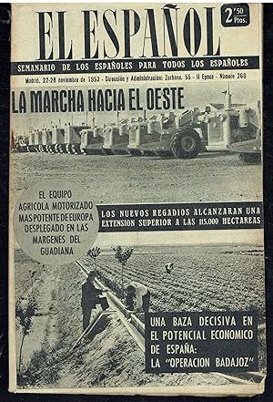 El Español, nº 260. 22-28 noviembre. Semanario de los españoles para todos los españoles.