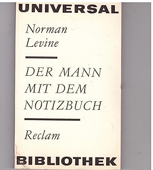 Bild des Verkäufers für Der Mann mit dem Notizbuch zum Verkauf von Bücherpanorama Zwickau- Planitz