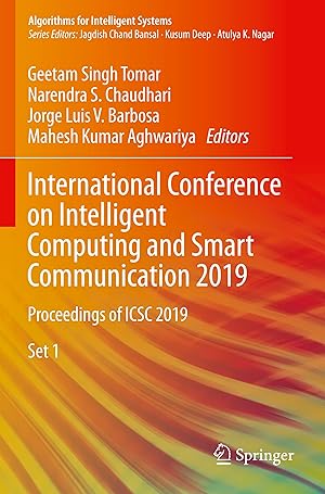 Imagen del vendedor de International Conference on Intelligent Computing and Smart Communication 2019 a la venta por moluna