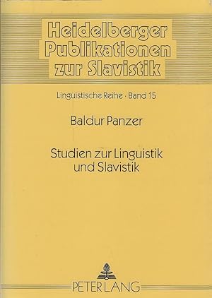 Imagen del vendedor de Studien zur Linguistik und Slavistik : gesammelte Aufstze aus vier Jahrzehnten. Red.: Cristina Beretta / Heidelberger Publikationen zur Slavistik / A / Linguistische Reihe ; Bd. 15 a la venta por Schrmann und Kiewning GbR