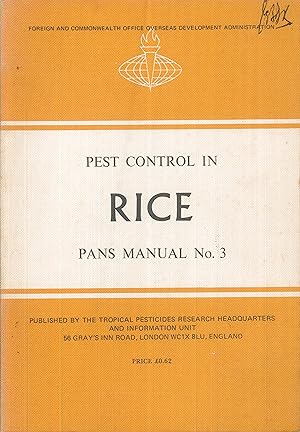Pest Control in Rice (PANS Manual No.3)