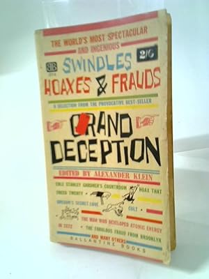 Imagen del vendedor de Swindles Hoaxes And Frauds a la venta por World of Rare Books