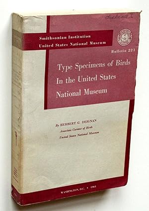 Bild des Verkufers fr Type Specimens of Birds in the United States National Museum zum Verkauf von Versandantiquariat Hsl