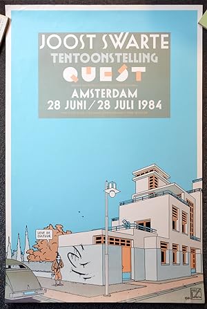 JOOST SWARTE TENTOONSTELLING QUEST, 1984 Affiche exposition Exhibition poster