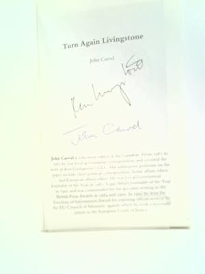 Seller image for Turn Again Livingstone for sale by World of Rare Books