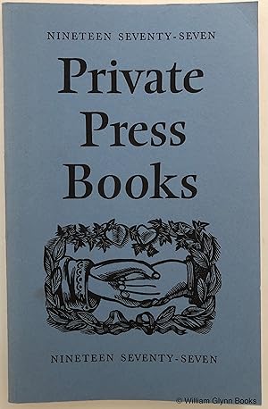 Image du vendeur pour Private Press Books 1977 mis en vente par William Glynn