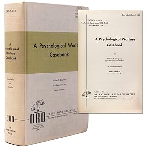 Seller image for A Psychological Wafare Casebook for sale by James Cummins Bookseller, ABAA