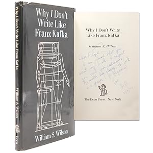 Imagen del vendedor de Why I Don't Write Like Franz Kafka [Short Stories] a la venta por The Old Mill Bookshop