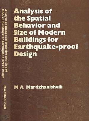 Bild des Verkufers fr Analysis of the spatial behavior and size of modern buildings for earthquake-proof design zum Verkauf von Biblioteca di Babele