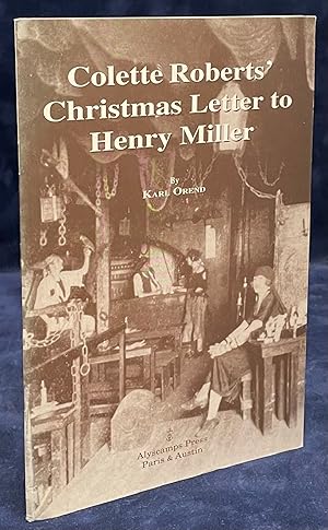 Colette Roberts' Christmas Letter to Henry Miller